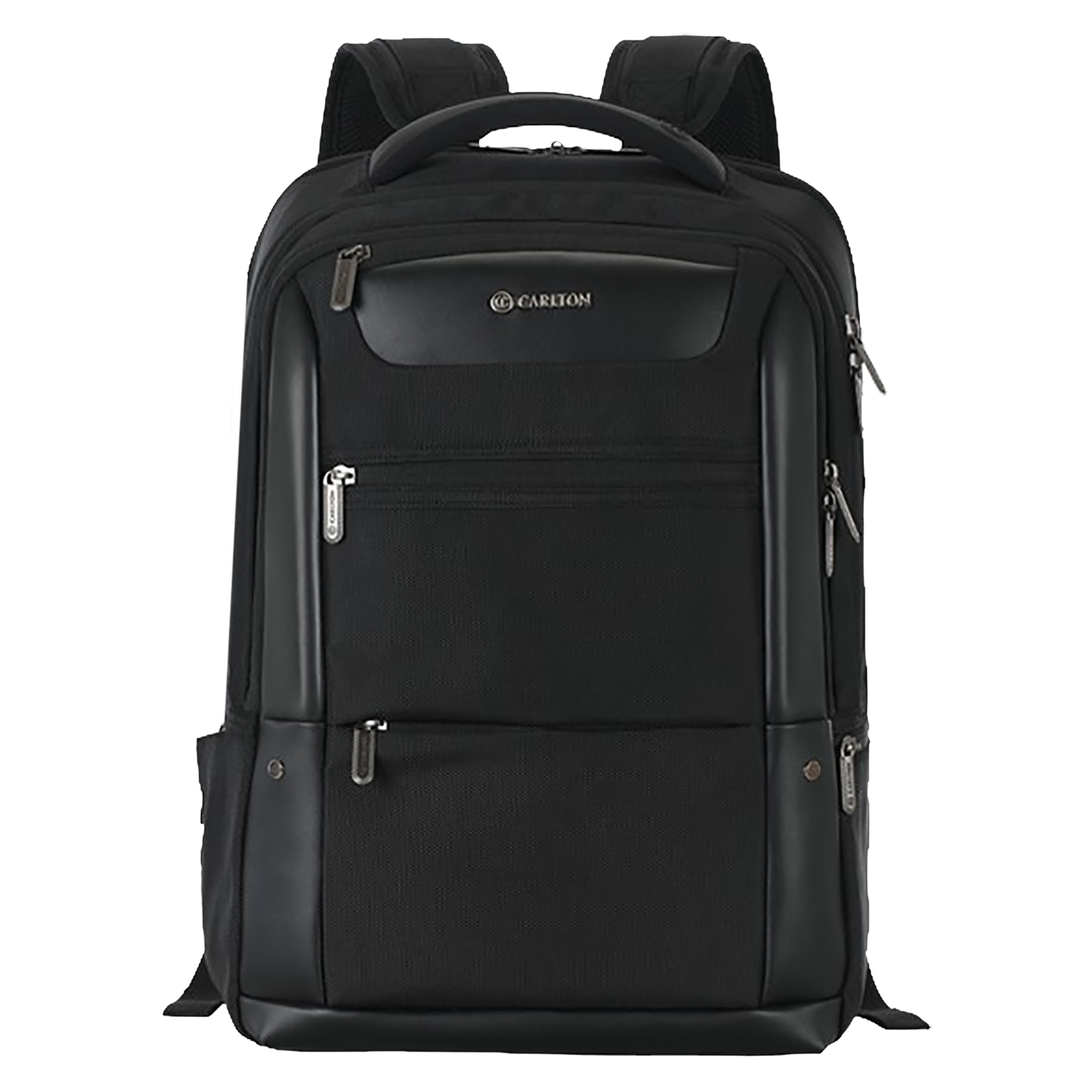 Carlton Hampshire 01 Nylon Laptop Backpack for 16 Inch Laptop 26 L Ergo Foam Back Ferrous Black